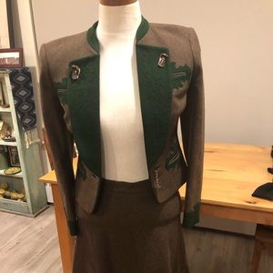 Vintage Austrian HamoTyroler Wool Jacket and Skirt